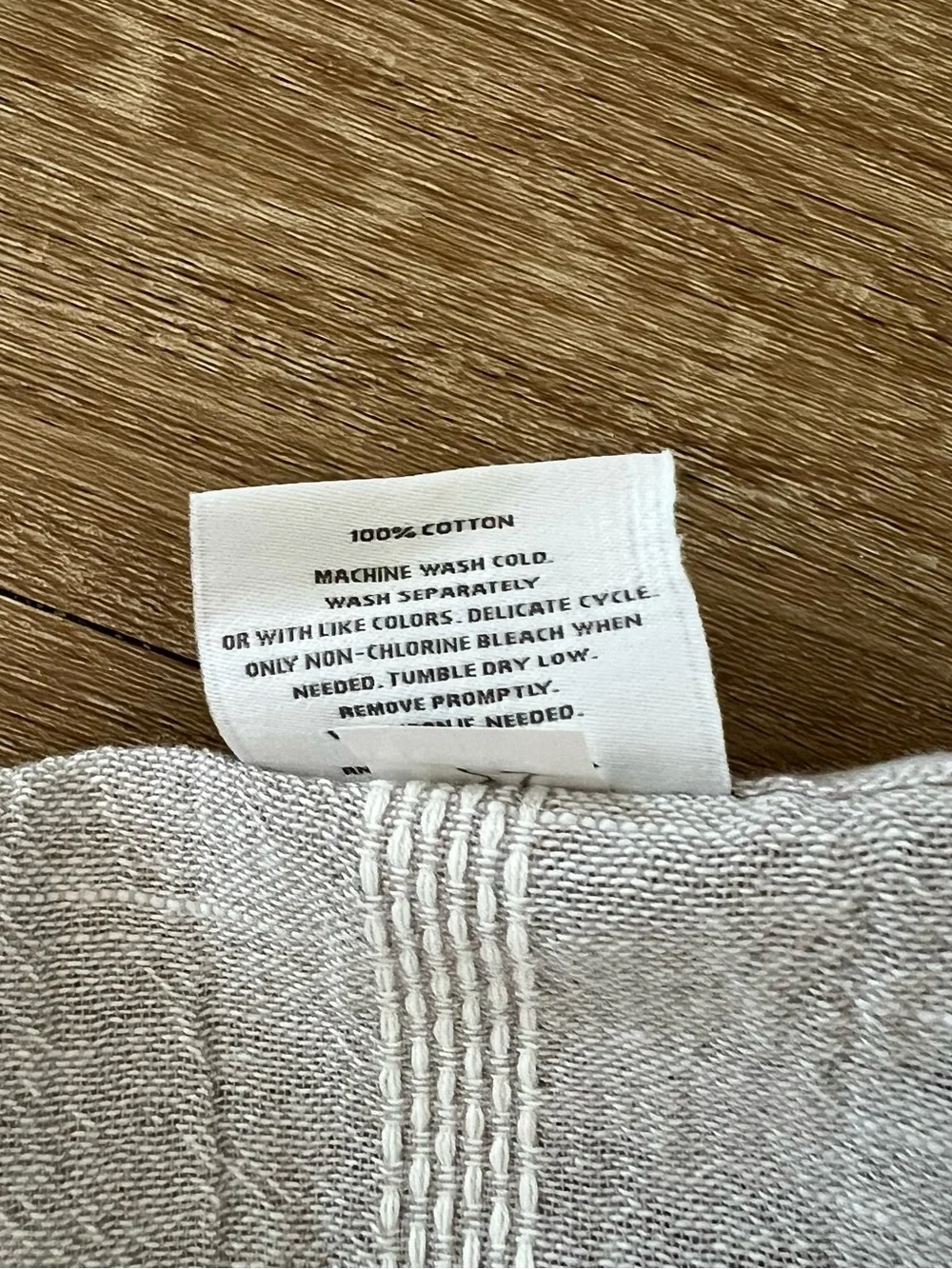 NWOT Threshold Striped Shower Curtain